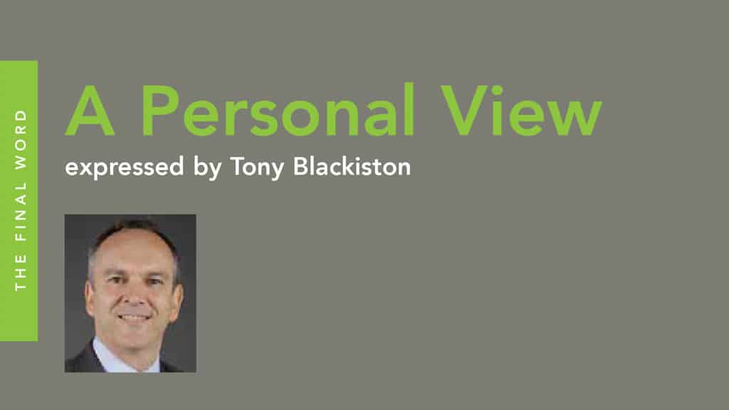 A Personal View: Expressed by Tony Blackiston