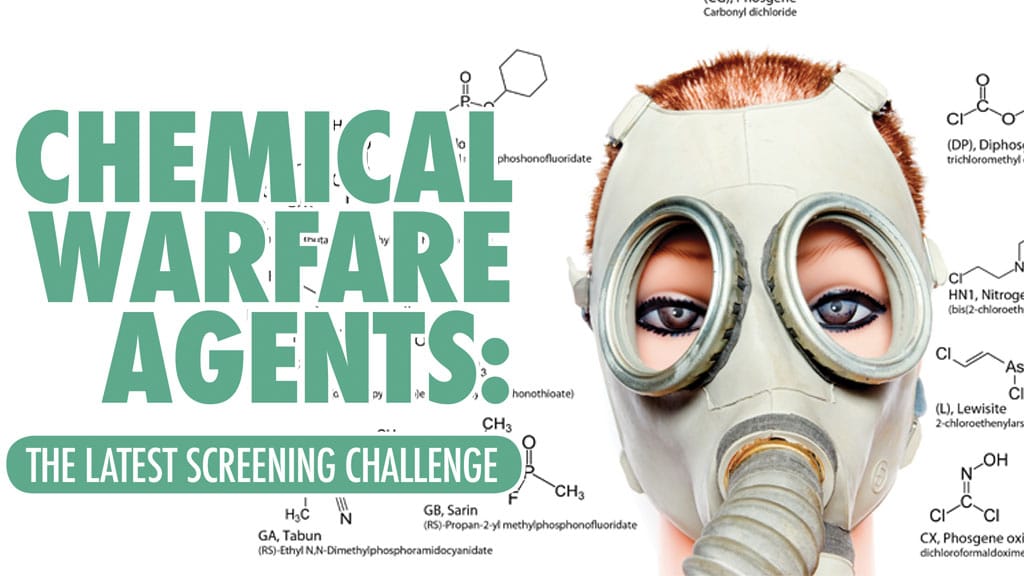 CHEMICAL WARFARE AGENTS: THE LATEST SCREENING CHALLENGE