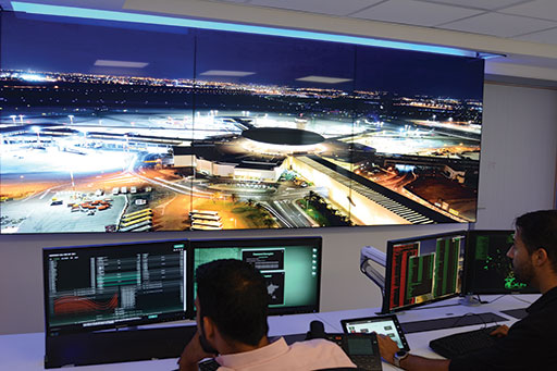 IAA's self-developed cyber security operations centre at Ben Gurion International Airport (Credit: Israel Airports Authority)