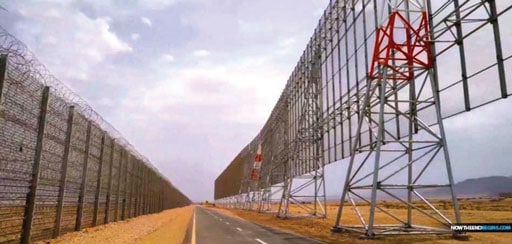 Counter-missile border fence at Ramon International Airport (Credit: Israel Airports Authority)