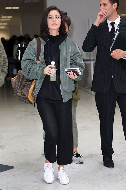 Lena Meyer-Landrut at Nice Airport