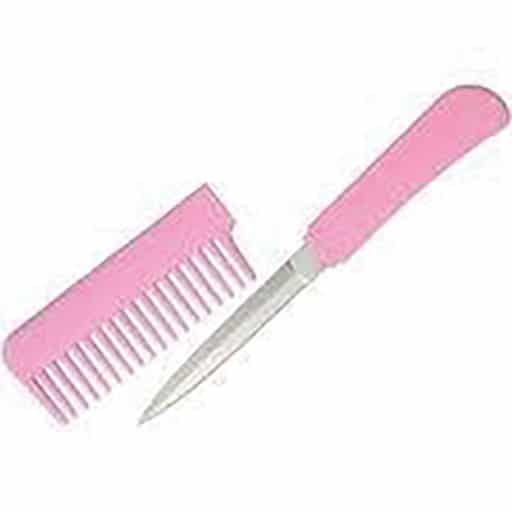 A knife comb 