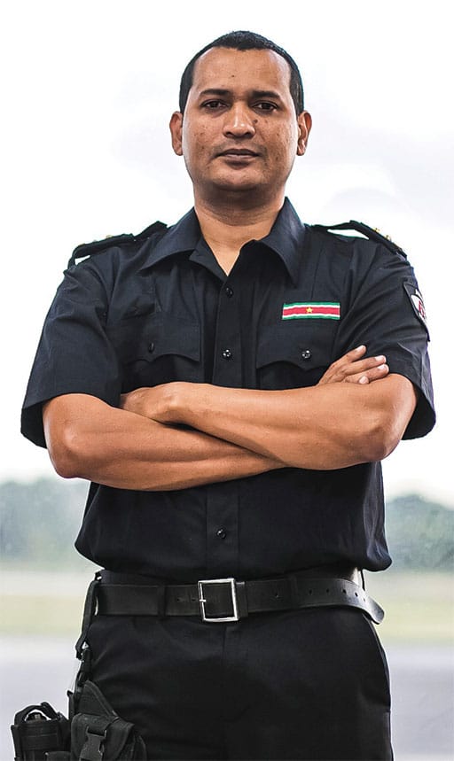 Derrick San A Jong, Deputy Head of Security of Johan Adolf Pengel International Airport