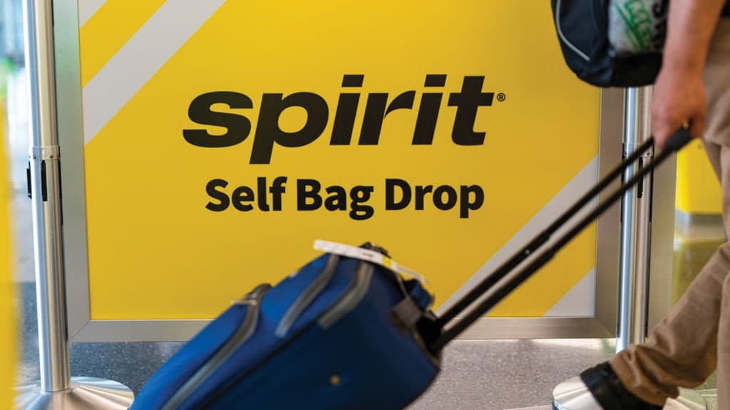 Spirit self bag drop