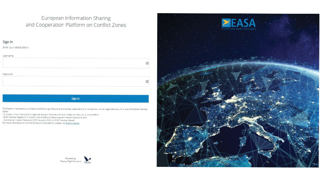 EASA Launches European Information Sharing and Cooperation Platform on Conflict Zones