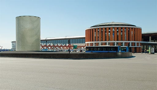 Left, the iconic Atocha train station in Madrid was one of the sites of the 11M bombings that occurred March 11, 2004.  Above is the memorial built to honor the victims of the bombings.