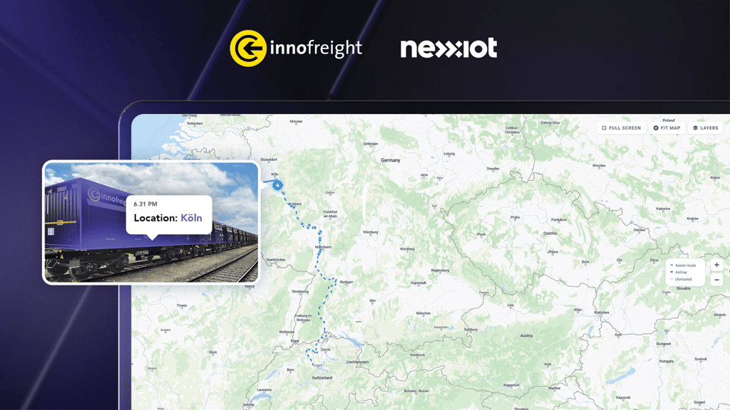 Innofreight Aims for Safest Rail Freight Fleet in Europe Through Digital Innovation with Nexxiot